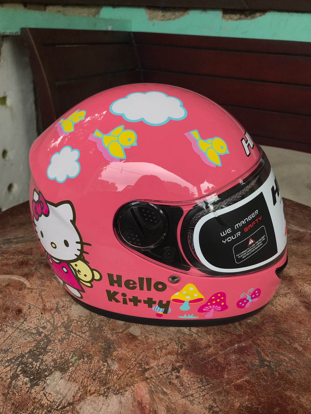 [ KT1 ] motorcycle helmet for kids full face helmets motor motors cod