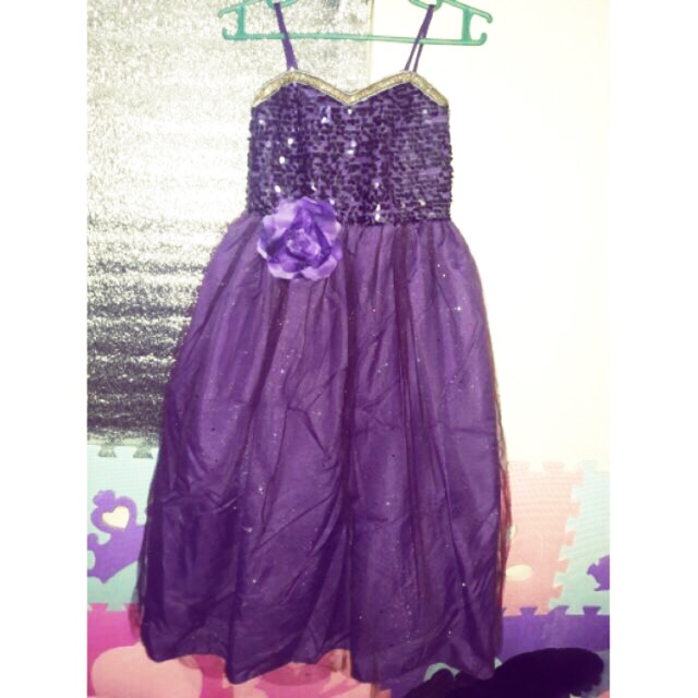 purple barbie dress