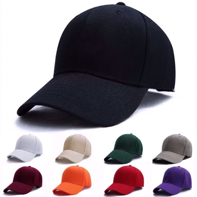 baseball plain cap