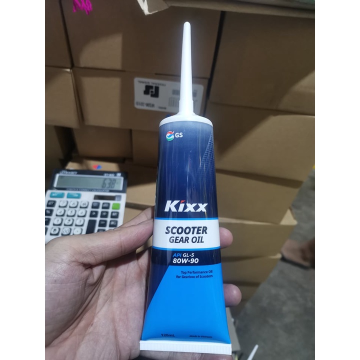 Motorcycle Kixx Gear Oil Scooter (100 Original ) 120ML Shopee
