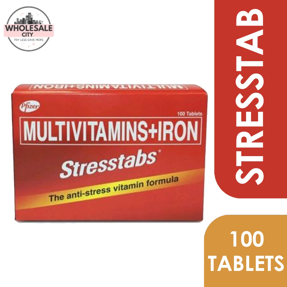 Stresstabs Multivitamins plus Iron tablet 10tabs Shopee Philippines