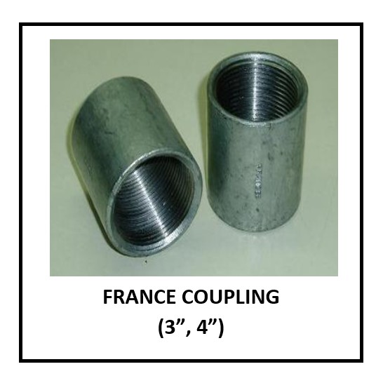 France Coupling 3" / 4" Inside thread coupling Shopee Philippines