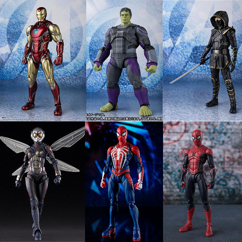 ☣✵ Marvel Avengers 4 Final Battle Iron Man Spider-Man Hornet Female Falcon  Ronin Eagle Eye | Shopee Philippines