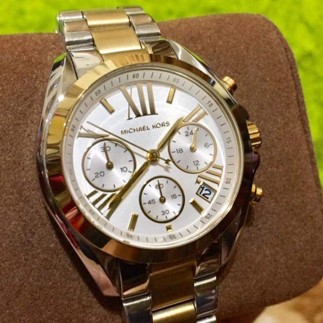 bradshaw two tone watch michael kors