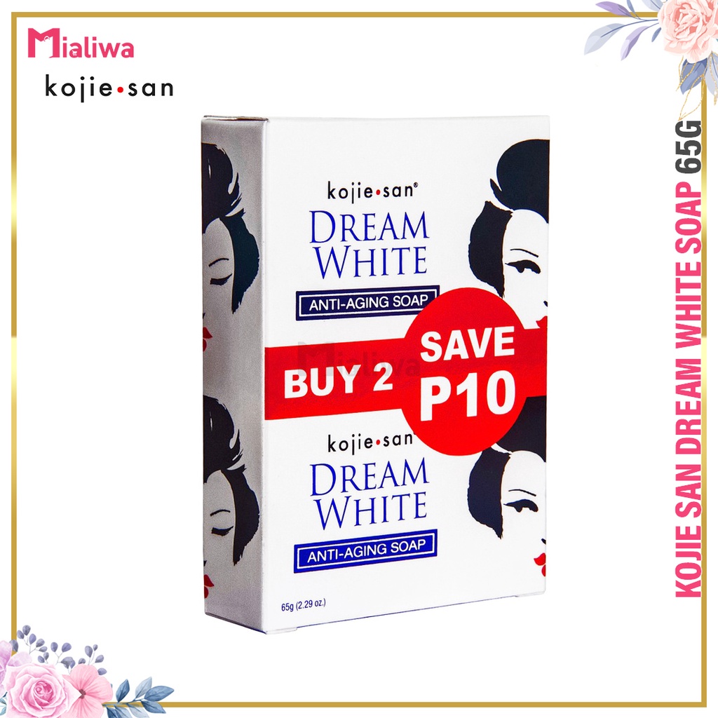 Kojie San Dream White Anti Aging Kojic Soap 65g Pampaputi Whitening