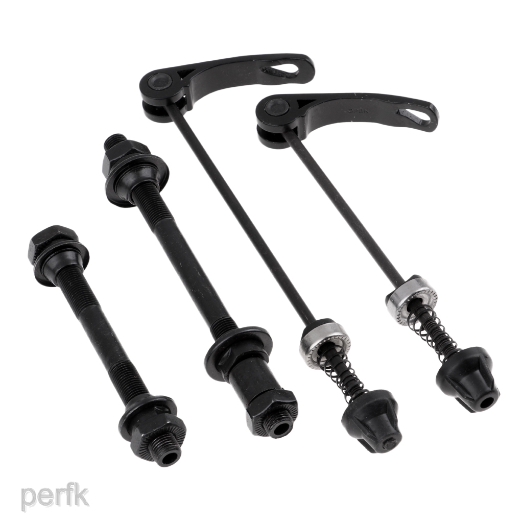 Mountain Bike Bicycle Quick Release Front Back Axles Hollow Hub Shaft Lever 