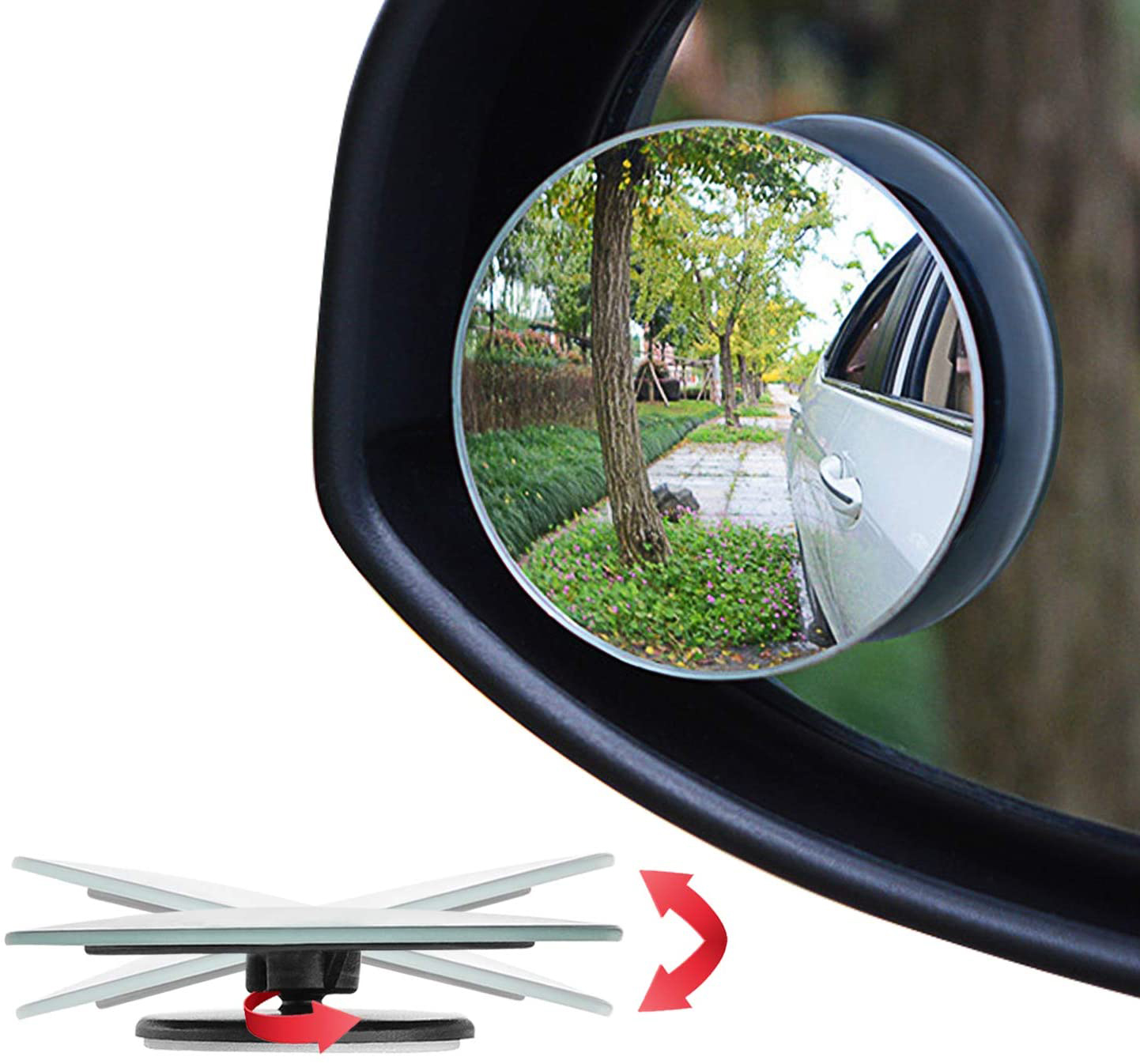 no blind spot rear view mirror