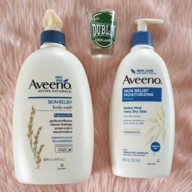 532ml Aveeno Skin Relief Lotion/Aveeno Skin Relief Body wash Original