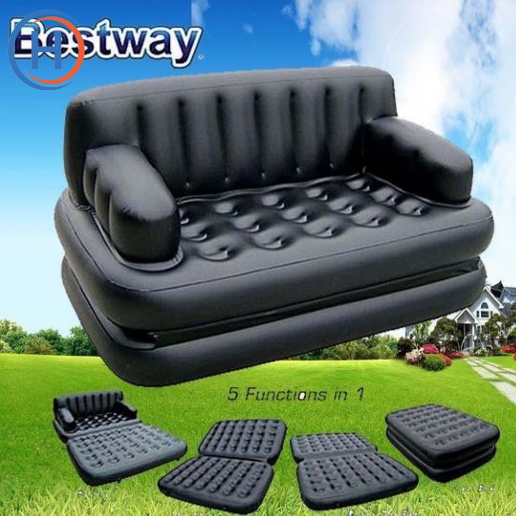 Bestway 5 In 1 Inflatable Sofa Air Bed, 5 In 1 Inflatable Sofa Air Bed Couch
