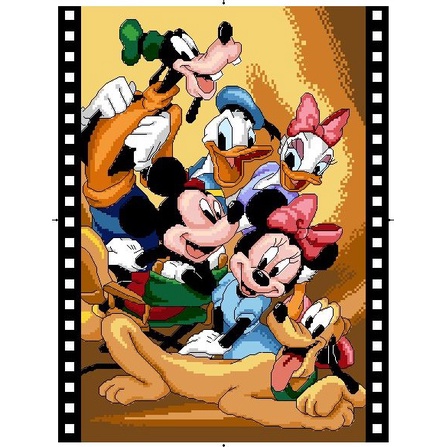 Cross Stitch PATTERN only -Walt Disney Classic Characters | Shopee  Philippines