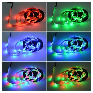USB RGB SMD2835 LED Strip 1m 2m 3m 4m 5m with 24 key remote controller tv led light non waterproof #5