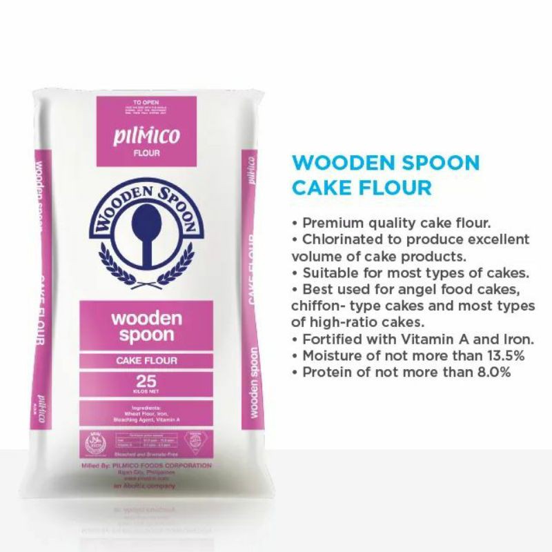 Wooden spoon cake flour (1 kg repacked) | Shopee Philippines