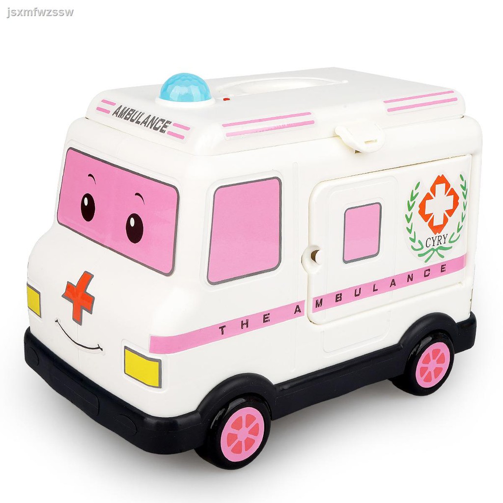 pink ambulance toy