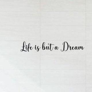 Life Is But A Dream Sticker Wall Art DIY Home Decor Home Decal Vinyl Wallpaper Home Living #1