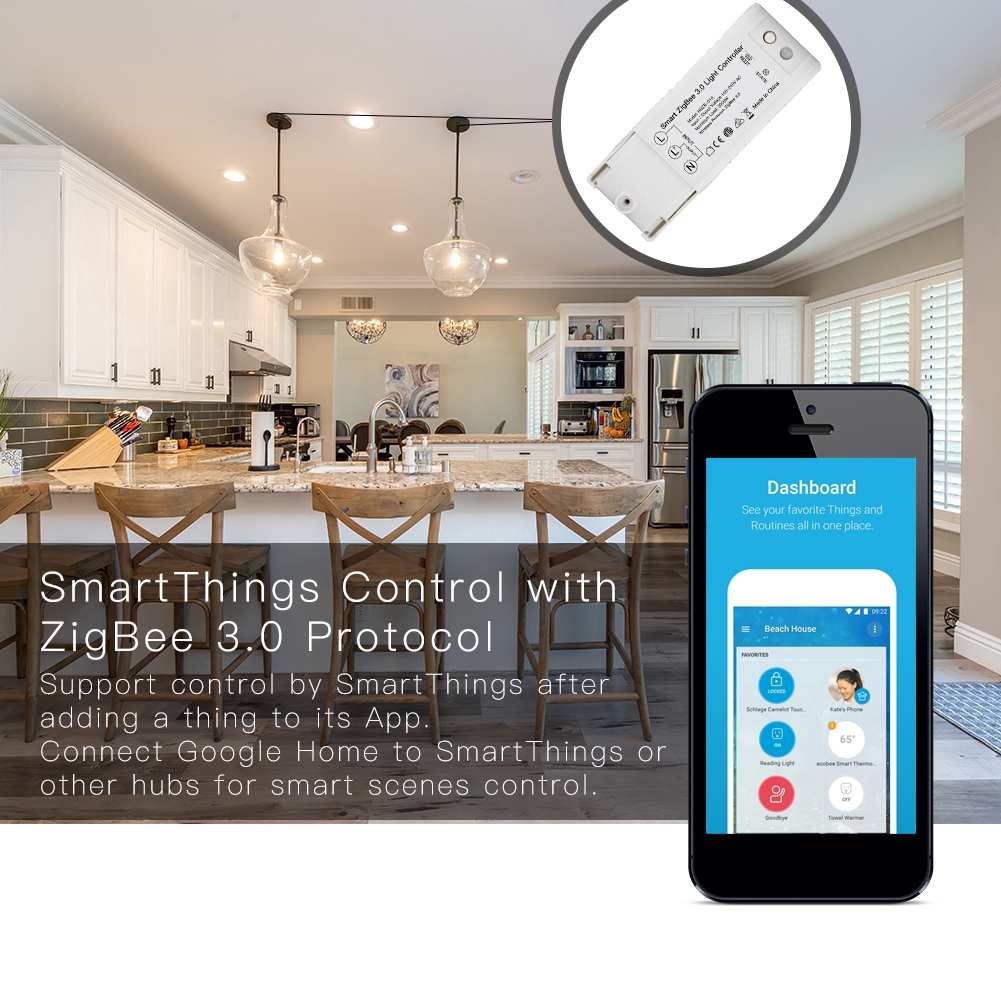 schlage connect google home smartthings