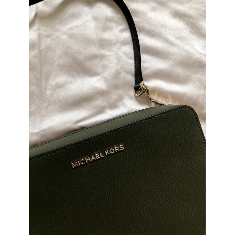 MICHAEL KORS Crossbody Bag - Olive Green | Shopee Philippines