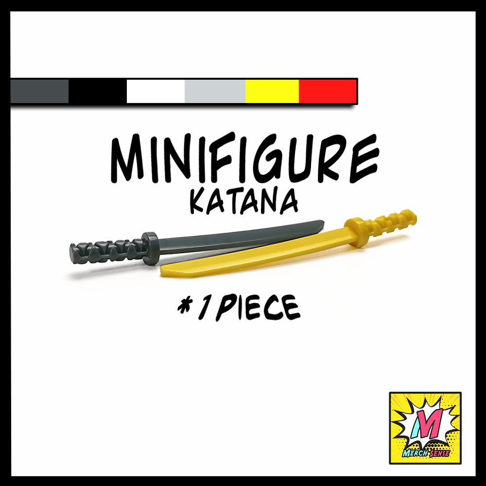 Minifigure Katana Brick Building Toy Parts 21459 30173 for Lego ...