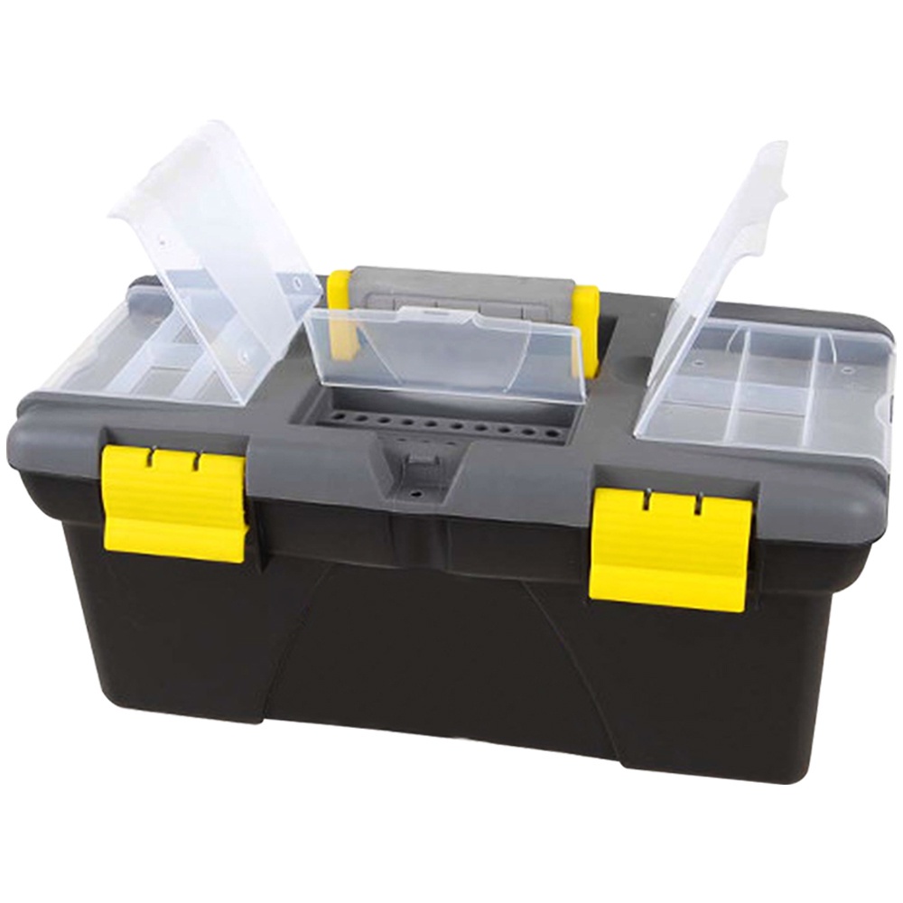 Heavy Duty Purpose Multifunction plastic Tool Box Storage Box | Shopee ...