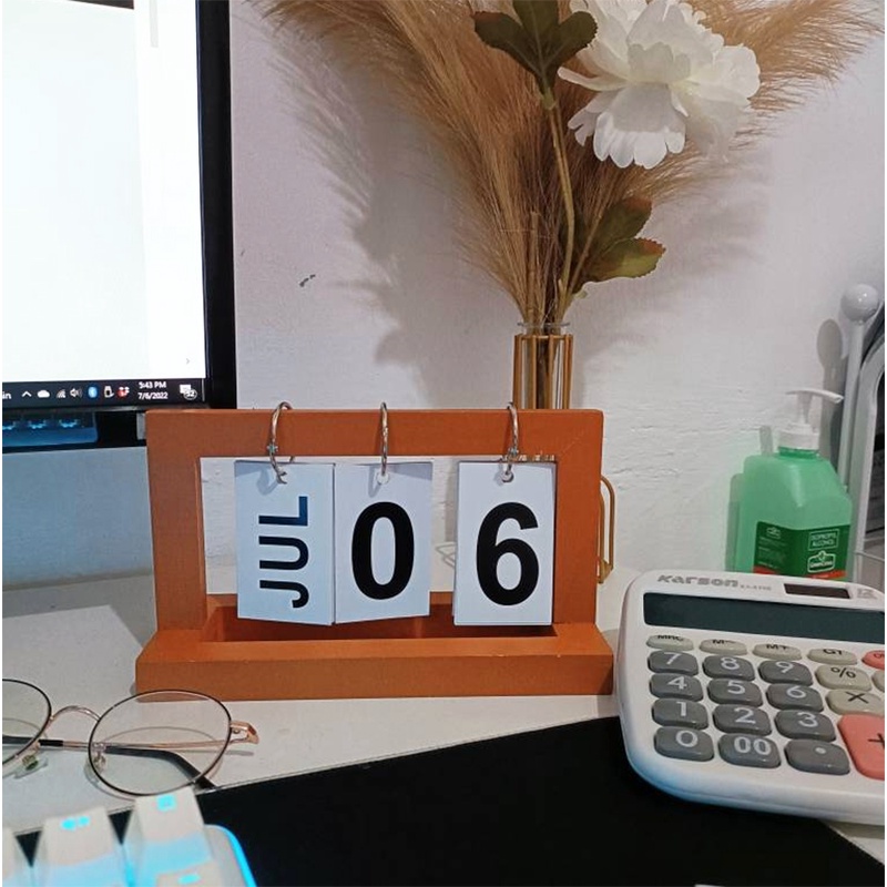 Desk Calendars for Office Flip Calendar Perpetual Desktop Calendar 2022