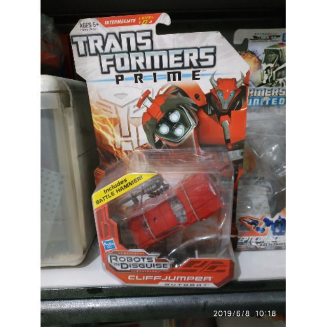 transformers prime cliffjumper toy