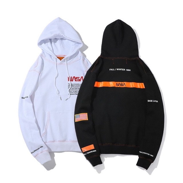 heron preston nasa black hoodie