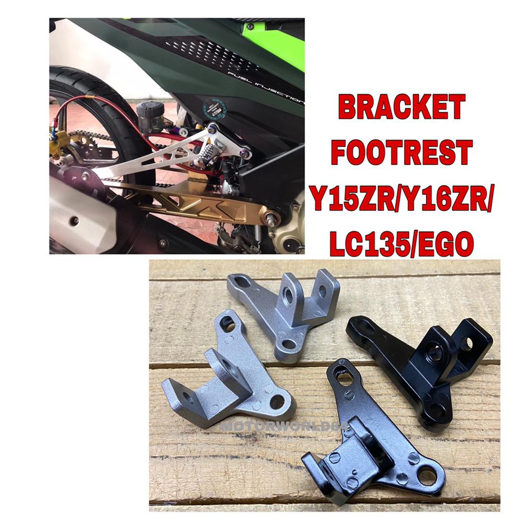 BRACKET FOOTREST Y16ZR Y15ZR LC135 PNP REAR FOOTREST BRACKET REAR