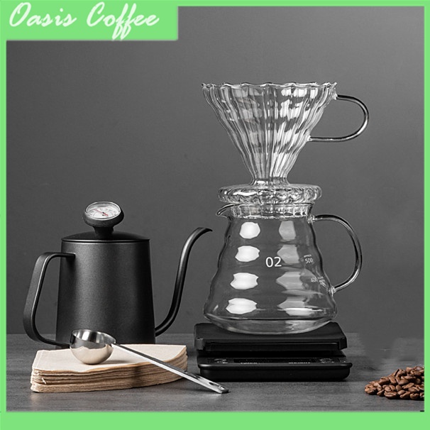 Drip Coffee Set Coffee Dripper Gooseneck Kettle Pour OVer Coffee Set