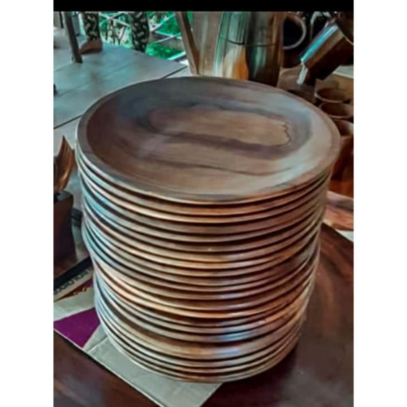 12-pieces-set-plates-10x10-inshis-round-magkuno-iron-wood