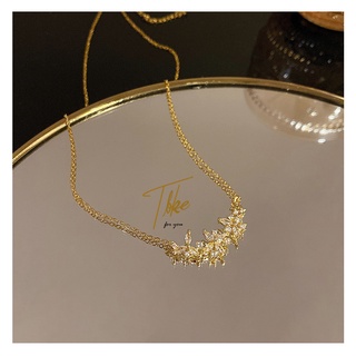 Tala 18K Gold Kyle Inspired - Light luxury Flower Necklace for Women Girl Birthday Gift Exquisite packaging