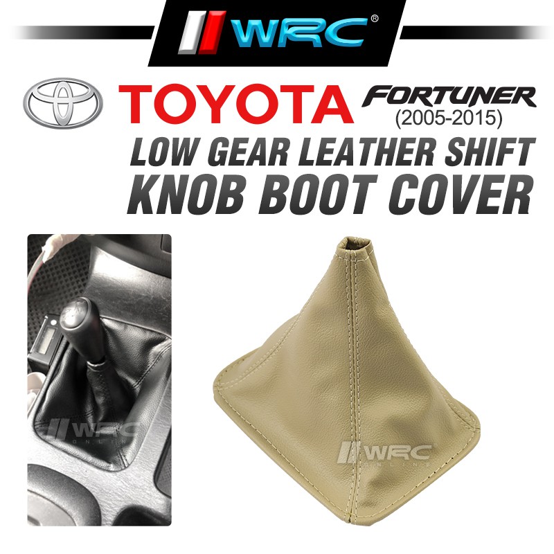 Toyota Fortuner Hilux Vigo 20052015 Low Gear Leather Shift Knob Boot
