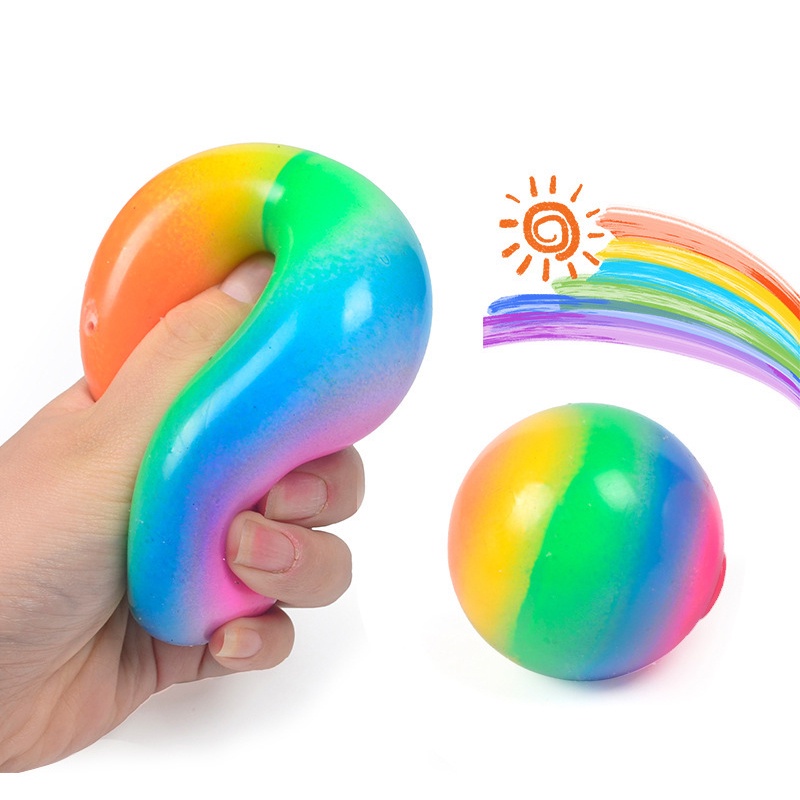 JTKE 7cm Color Stress Balls, Rainbow Soft Foam Balls for Kids and Adults, Funny  Stress Relief Toys | Shopee Philippines