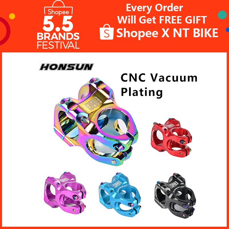 PRO HONSUN Bike Stem High-Strength CNC Short *35MM 3D Forged Alloy 0°  MTB Mountain Accessories | Shopee Philippines