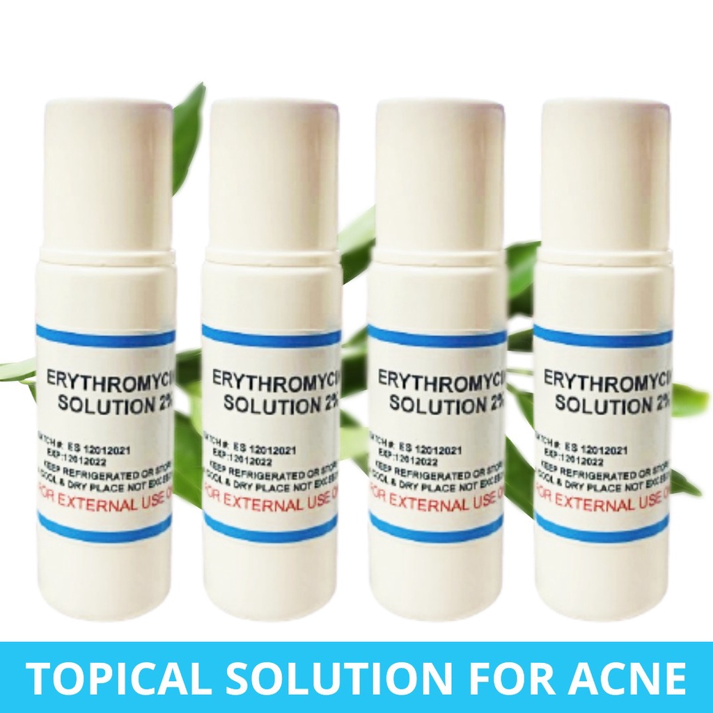 Acne Solution Erythromycin Solution ( DERMING ) | Shopee Philippines