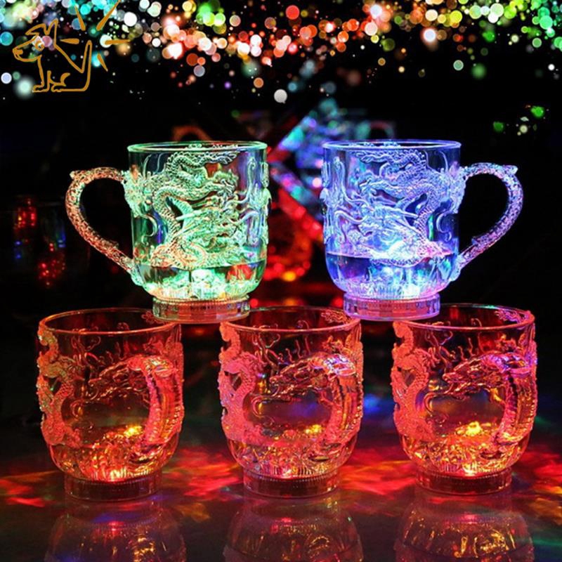 flashing led plastic cups