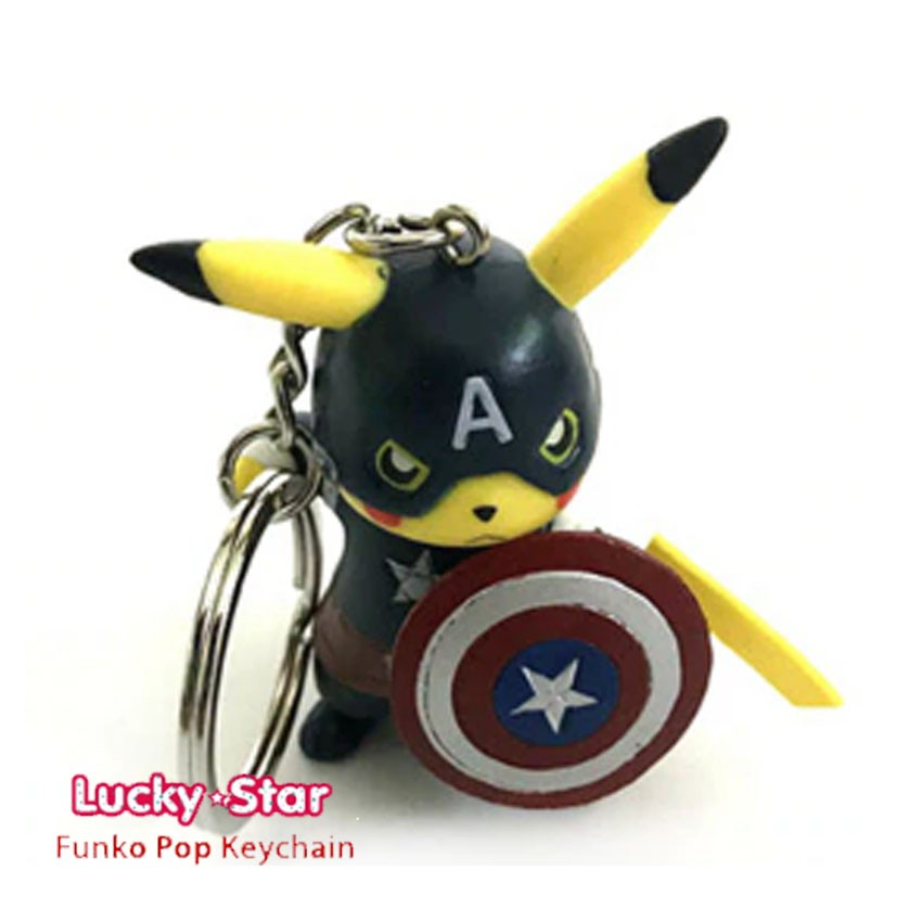 captain america funko pop keychain