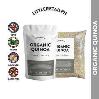 Organic Quinoa White and Tri-color Superfood for Keto and Low Carb