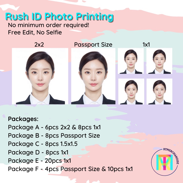 Rush Id Picture 2x2 1x1 And Passport Size Shopee Phil - vrogue.co