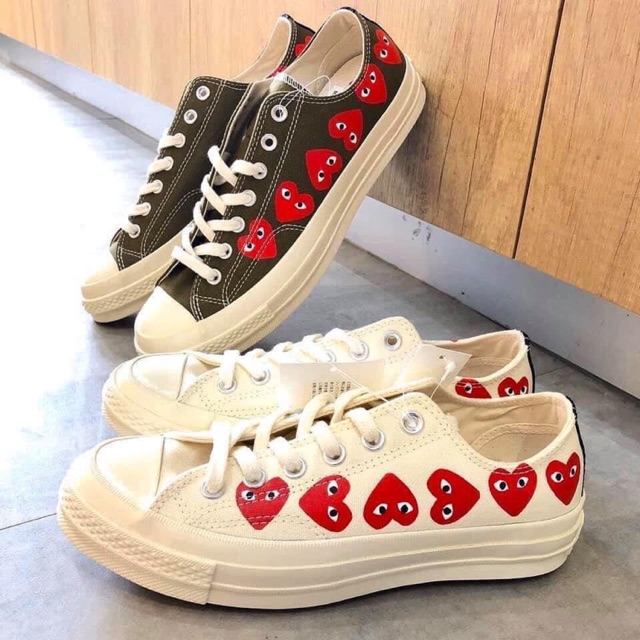 converse x cdg multi heart