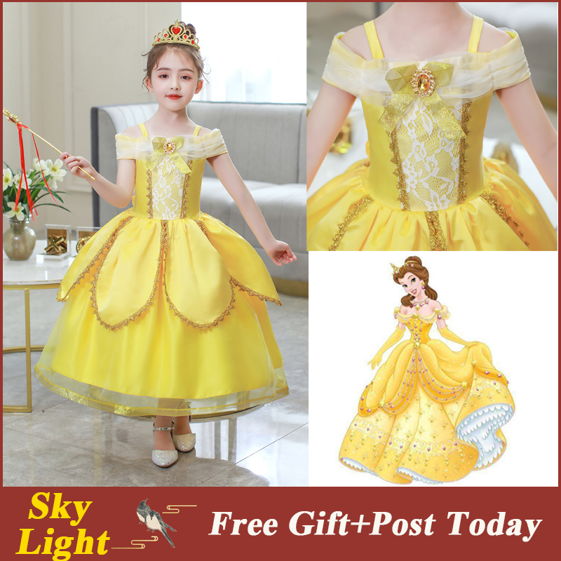 Belle Dress, Belle Costume, Belle Birthday Dress, Beauty and the Beast ...