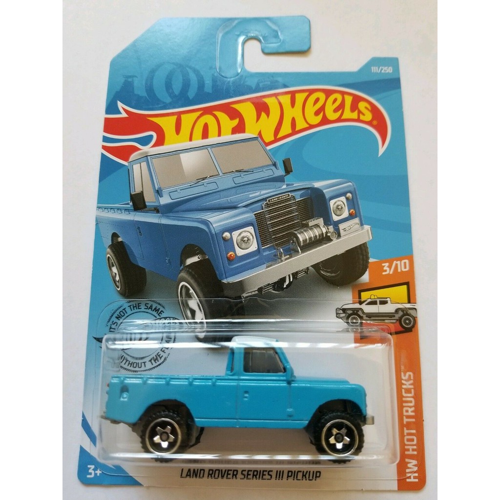 land rover series iii pickup hot wheels