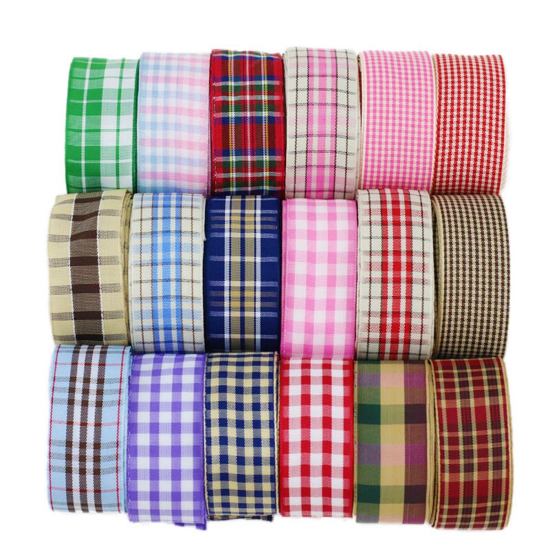 plaid ribbon wholesale