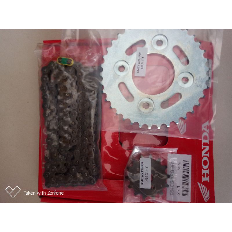 xrm 125 sprocket size