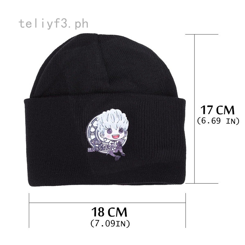 black knit cap