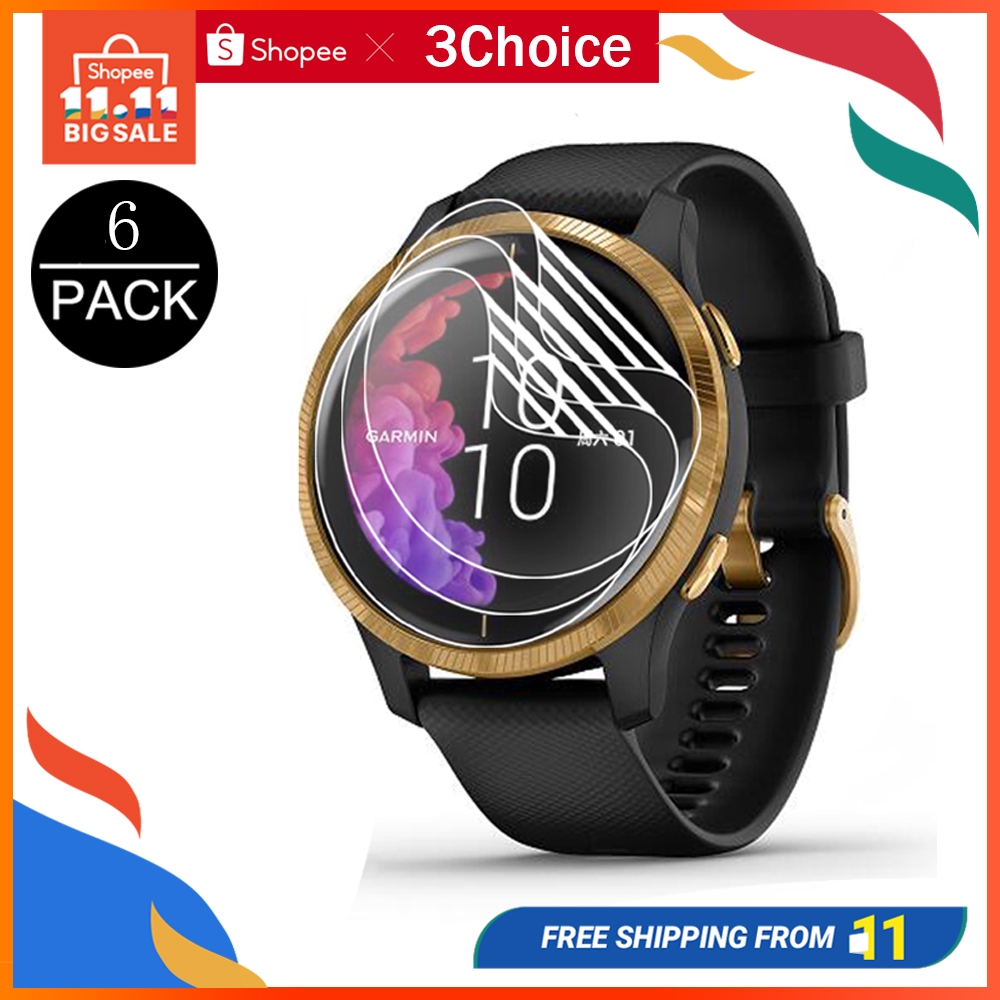6Pcs Compatible Garmin Venu/ Vivoactive 4 Screen Protector [6 Pcs], HD