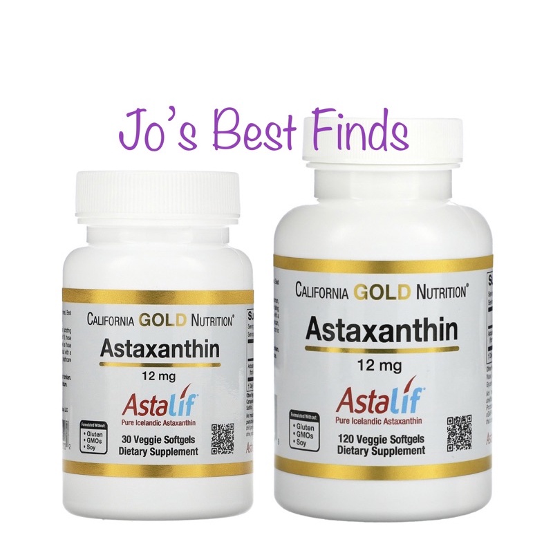 California Gold Nutrition Astaxanthin AstaLif Pure Icelandic 12mg, 30