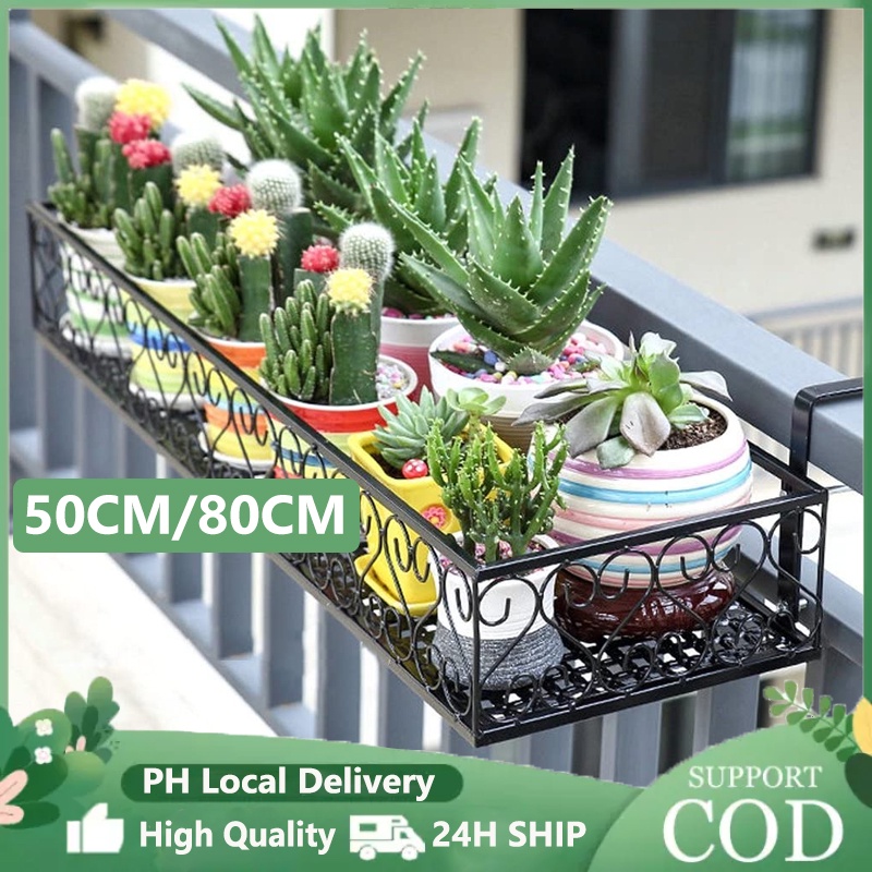 80cm-plant-rack-balcony-plant-stand-outdoor-flower-pot-rack-metal