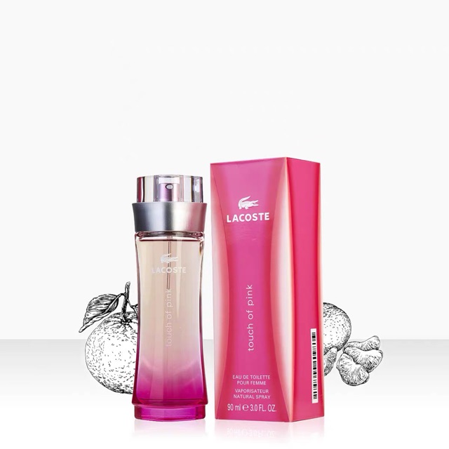 eau de toilette lacoste touch of pink