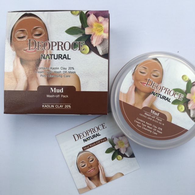 Deoproce Natural Mud Wash Off Pack Shopee Philippines