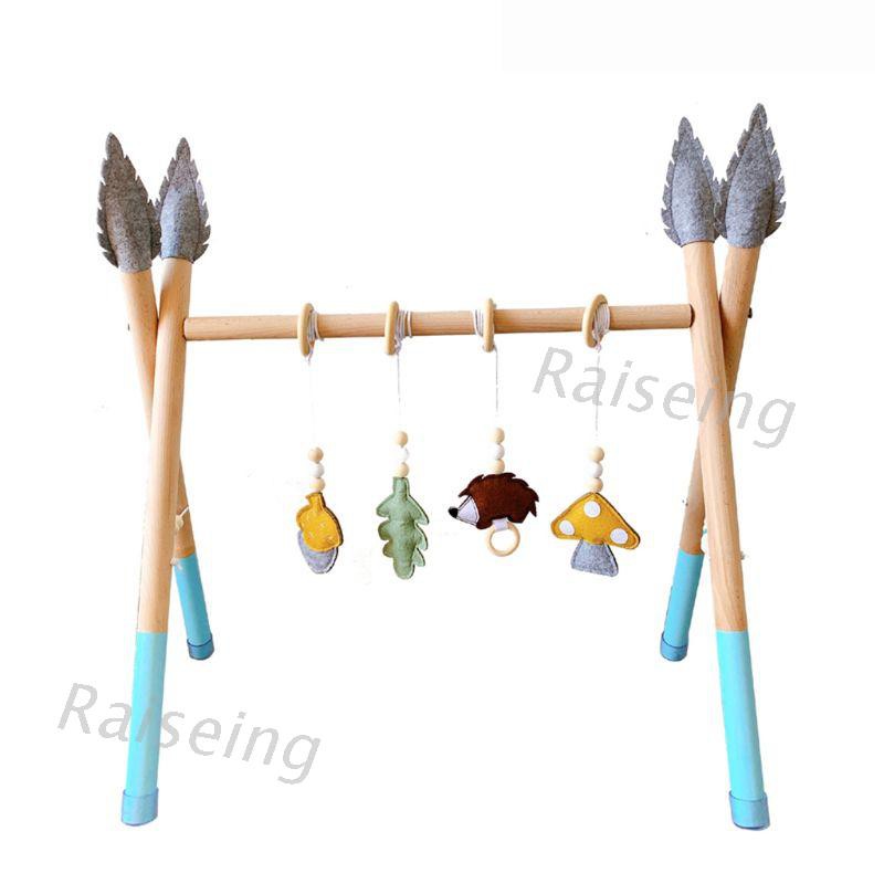 wooden play gym toys