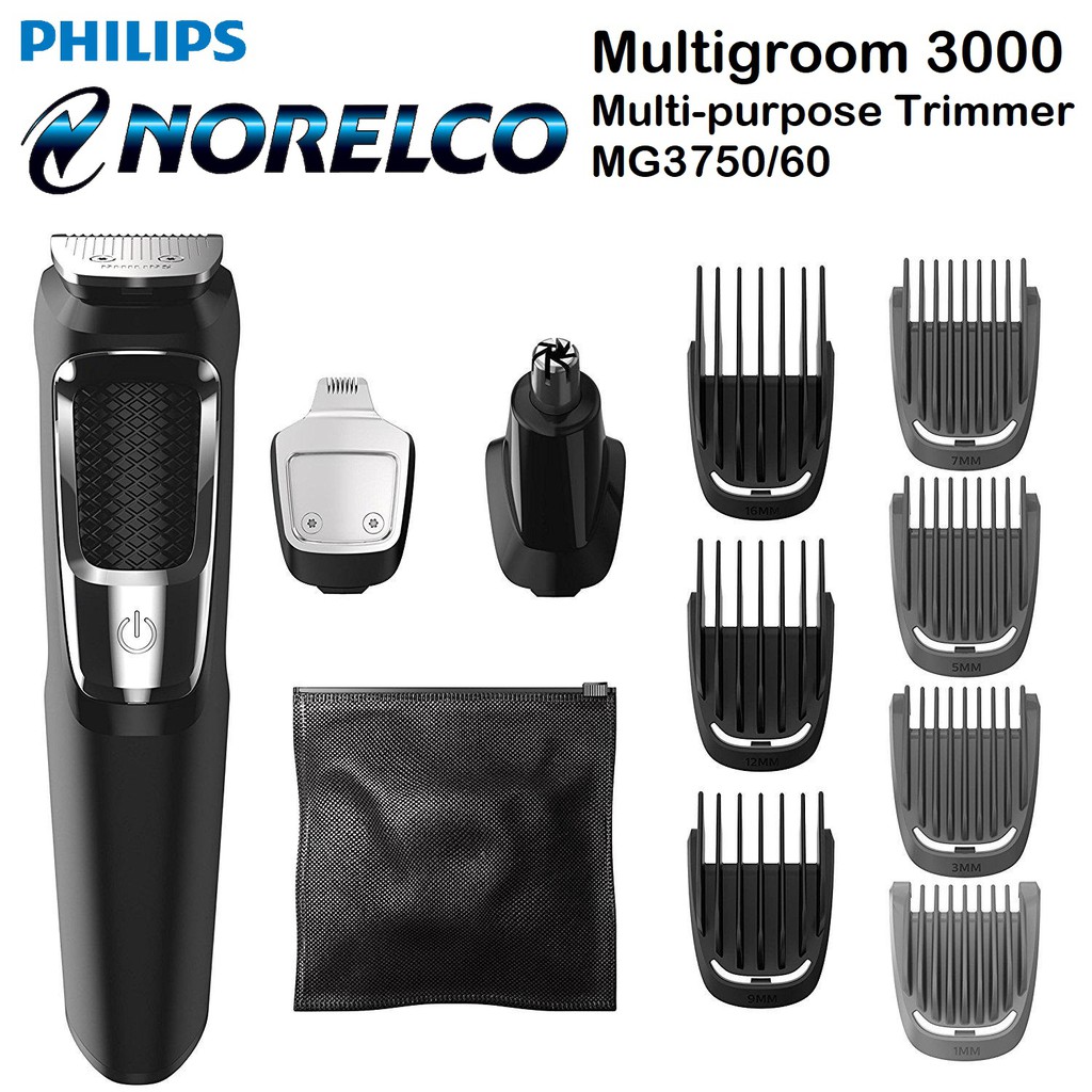 Philips Norelco Multigroom All-In-One Series 3000 13 Attachments FFP ...